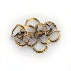 Vintage Abstract Mid Century Metal Wall Sculpture