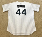 Adam Dunn Chicago White Sox 2014 Team Issued Autograph Home White Game Jersey