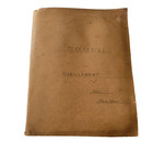 French Antique Fabric Sample Book     Large Textile Swatch Catalog