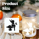 66 Pcs Small Stencils For Crafts Reusable 3 Inch Stencils For Painting On Wood D