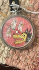 1934 Ingersoll Big Bad Wolf Pocket Watch Walt Disney