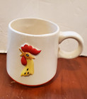 Vintage Holt Howard 1960 Tapered 3d Chicken Rooster Mug Cup  Japan  About 3 25 