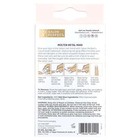 Liquid Gold Purple Swirl  Long Coffin Glue On Fake Nails  File   Glue Included