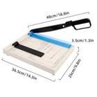 Paper Cutter A4 Paper Trimmer 12    Cut Length 12 Sheet Capacity For Home   Office