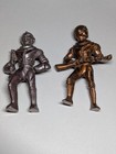 Lot Of 2 Vintage Ajax Archer Plastic Action Figures - Spaceman Space Ranger