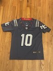Drake Maye  10 Ne Storm Blue Patriots Kids Jersey Youth Medium Stitched Jersey