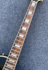 New 6 String Electric Guitar Glossy Black Finish Solid Body Bone Nut Guitarra