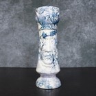 Vintage Mid Century Modern Tiki Style Totems Drip Glaze Sculpture Set