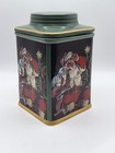 Vintage 2002 Coca Cola  tired Santa  Stoneware Canister 32oz