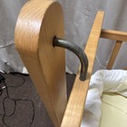 Vintage Antique Style Wooden Swinging Baby Cradle Bassinet Crib