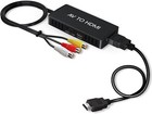 Rca To Hdmi Converter  Analog Composite To Hdmi Adapter Compatible Vcr dvd vhs