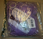 50 Purple Spandex Stretch Chair Cover Sashes Bow W slider Buckle Wedding  b35 