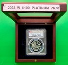 2022-w Proof  100 Platinum Eagle Freedom Of Speech Pcgs Pf70 Advanced Release