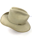 Vtg Resistol San Antonio Style Fedora 4x Silverbelly Sz 7-1 8