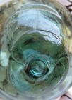 Japanese Glass Fishing Float 3 5  Sea Green W patch   Seal  net shells Usa Bz