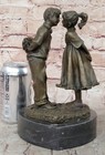 Art Deco First Kiss Bronze Sculpture Figure By Milo Home Decoration Figurine