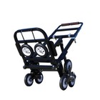 Portable Stair Climbing Folding Cart Climb Hand Truck With Backup Wheels