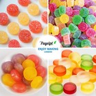 4 Pcs Silicone Gummy Candy Molds  55 Cavities Non-stick Round Molds For Small