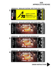 Metallica M72 Tour Custom Design Commemorative Concert Ticket