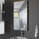 24  Bathroom Corner Medicine Cabinet W mirror Single Door Bathroom Black Wall