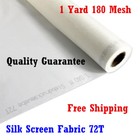 1 Yard 50   Width Silk Screen Fabric 180 Mesh 72t 100  Monofilament Polyester