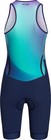 Orca Athlex Race V2 Womens Tri Suit Blue Compression Pockets Tight Fit Triathlon
