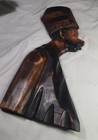 Vintage Hand-carved Solid Wood African Folk Art 18  Male Figure  2 Made In Ghana
