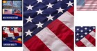 X5 American Flags 3 Pack 100  Nylon Embroidered Stars Sewn Stripes Usa Made