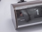 1970s - Copal Japan Model 222 Lighted Flip Clock Electric Brown - Runs
