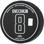 Alex Ovechkin Washington Capitals Signed 895th Goal Hockey Puck Le In Hand