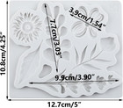 Flower Leaf Silicone Resin Mold Flower Polymer Clay Molds For Diy Crafts Epoxy R