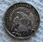 1831 Capped Bust Silver Half Dime Rare Key Date Au Detail 4 Holes Holed Coin