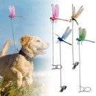 12  fake Dragonfly Clips Clip On Dragonfly For Outdoors 3d Dragonfly Garden Decor