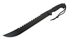 Machete   Tactical Survival Fantasy Sword Black Sawback Full Tang   Sheath