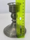 Web Pewter Weighted Candlestick Holder 4 5 8inches Tall Vintage