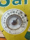 1u - Vintage 1950 s Salem Cigarettes Metal Triangle Thermometer Sign - Authentic