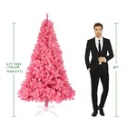 Leadzm 6 Ft Artificial Christmas Tree  Unlit Christmas Pine Tree