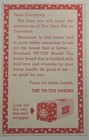 1950s   The Cisco Kid Promotional Card Tip-top Bakers Tv Western Promo D121
