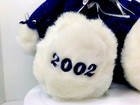 Dan Dee Keepsake Memories White Teddy Bear 16  Plush Silver Blue Christmas 2002