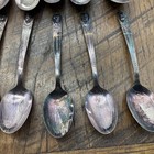 Wm Rogers Mfg  Co  Set Of 36 President Commemorative Silverplate Spoons
