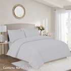 Silver Duvet Cover Bedding Set Soft Reversible Comforter Cover With Pillow Shams