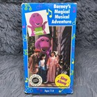 Barney The Dinosaur Barney s Magical Musical Adventure Vhs Tape 1992 Cartoon