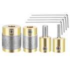 4pcs Diamond Bits For Stained Glass Grinder  4 Sizes Grinder Head Accessories