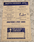 1949 Cedar Rapids Rockets Baseball Program Cr Iowa Vintage Very Rare New Unused