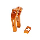 Orange 8 0  Inside Pullback Handlebar Risers For Harley Davidson Softail Dyna