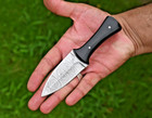 Custom Made Hand Forged Damascus Steel Edc Boot Throwing Knife W Sheath 870