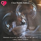 Pvc Clear Foil Bubble Balloon Traceless Transparent Wedding Party Decor Bulk Sml