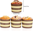 6 Pcs Fake Cupcake Faux Cakes Simulation Realistic Food Cupcake Bread Dessert Fo