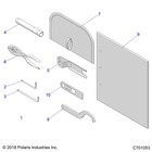 Polaris Accessory Tool Kit  For Ranger Models  Genuine Oem - 2877351