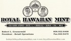 Royal Hawaiian Mint 2007 King Kamehameha  1 Oz Hawaii Dala Rare Au